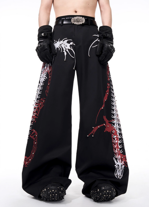 Y2K Dragon Spine Pants - Fuga Studios