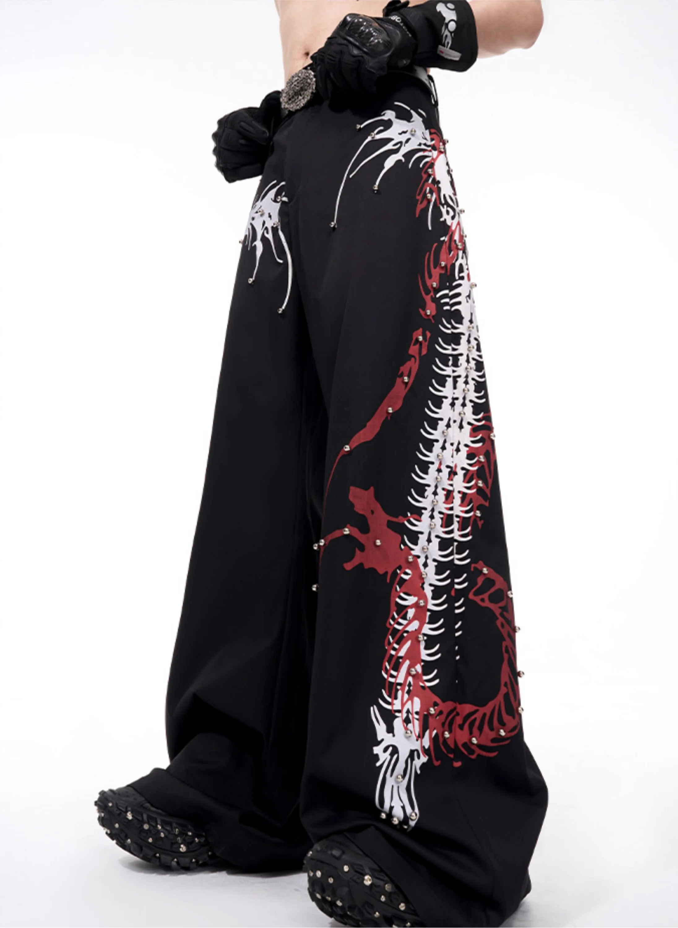 Y2K Dragon Spine Pants - Fuga Studios