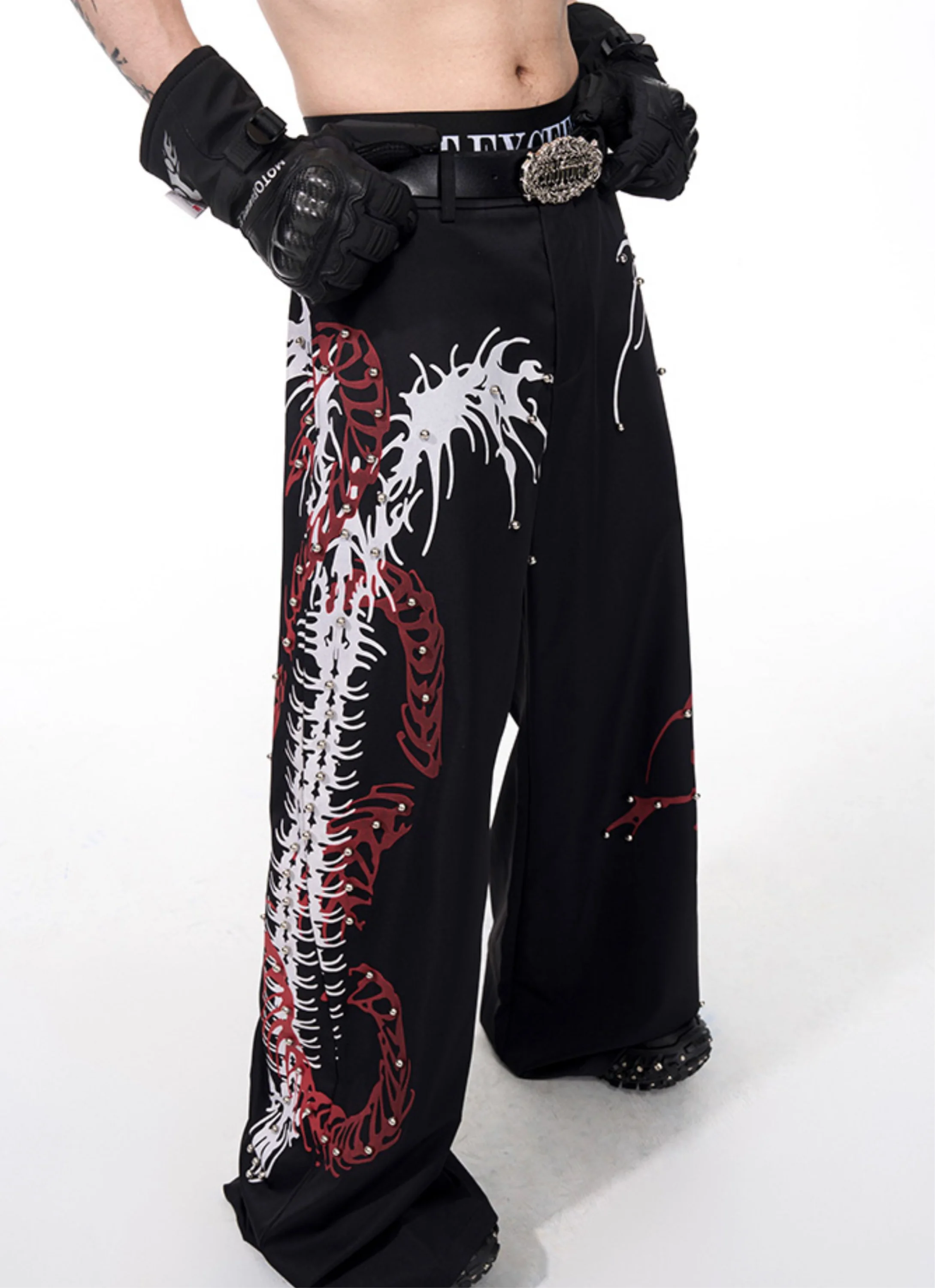 Y2K Dragon Spine Pants - Fuga Studios