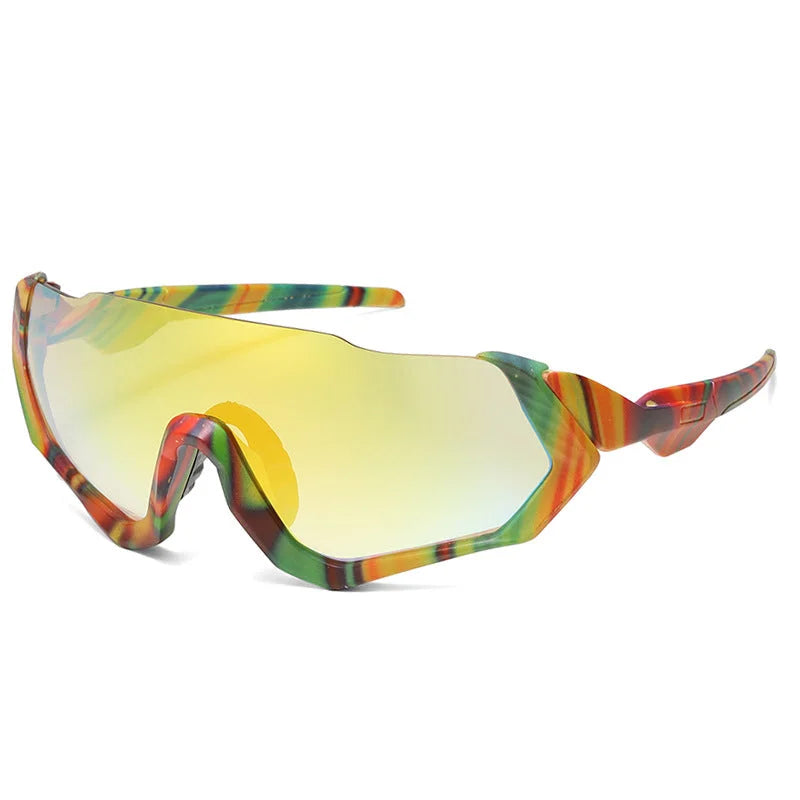 Y2K Sport Camouflage Sunglasses - Fuga Studios