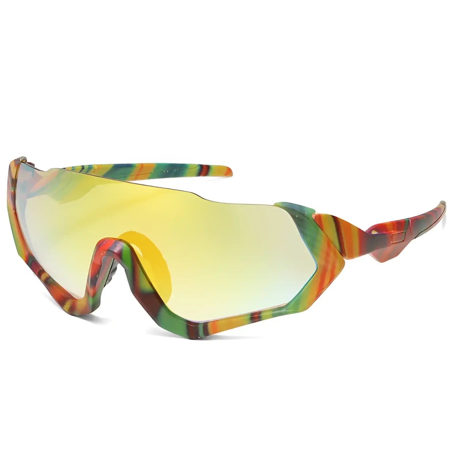 Y2K Sport Camouflage Sunglasses - Fuga Studios