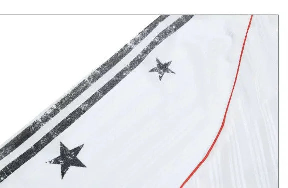 Y2K Star Jersey Polo Shirt 14