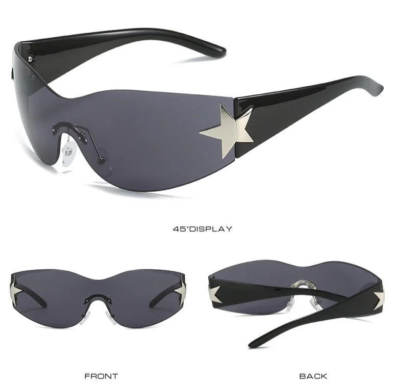 Y2K Star Sunglasses - Fuga Studios