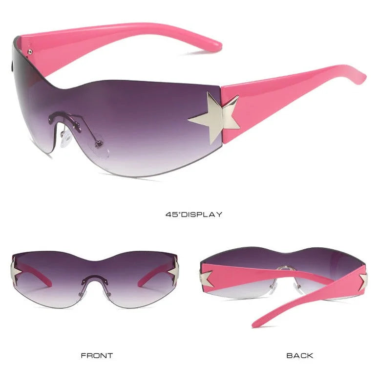 Y2K Star Sunglasses - Fuga Studios